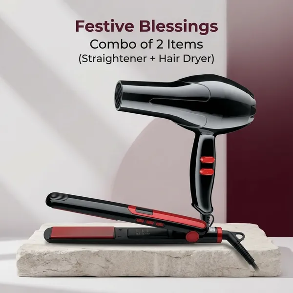 Festive_Blessings_Combo_of_2_Items_(_Straightener_+_Hair_Dryer_)_Personal_Care_Appliance_Combo_(Hair_Dryer,_Hair_Straightener)