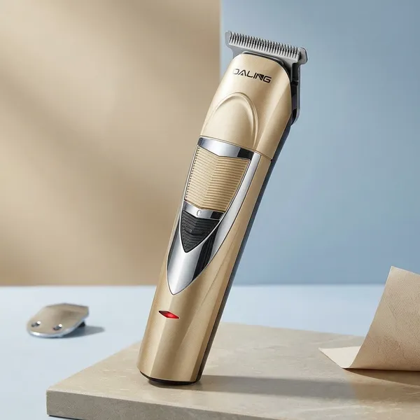 FESTIVE_BLESSINGS_DALING_DL-1048_Electric_Rechargeable_Hair_and_Beard_Trimmer_Trimmer_60_min_Runtime_5_Length_Settings_(Gold,_Blue)