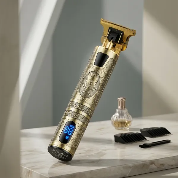 FESTIVE_BLESSINGS_DALING_DL-1086_Rechargeable_Hair_Clippers_for_Men_T-Blade_Hair_Trimmer_Barber_Hair_Trimmer_Trimmer_60_min_Runtime_5_Length_Settings_(Multicolor)