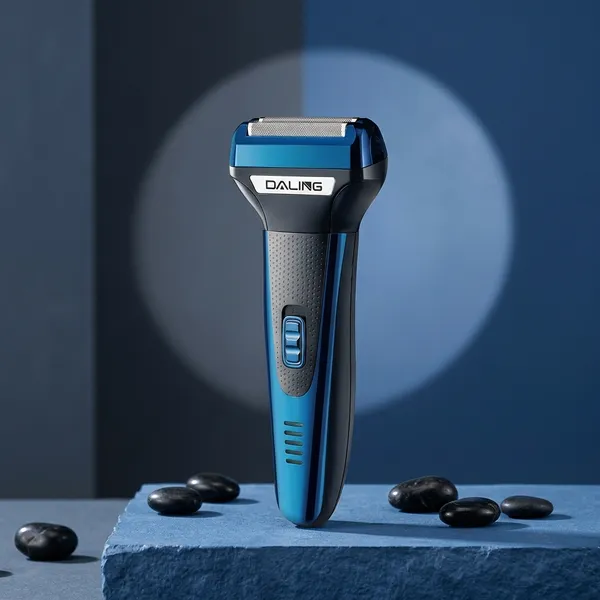 FESTIVE_BLESSINGS_DALING_DL-9015_Professional_Rechargeable_Hair_Shaver_Trimmer_60_min_Runtime_2_Length_Settings_(Blue,_Black)