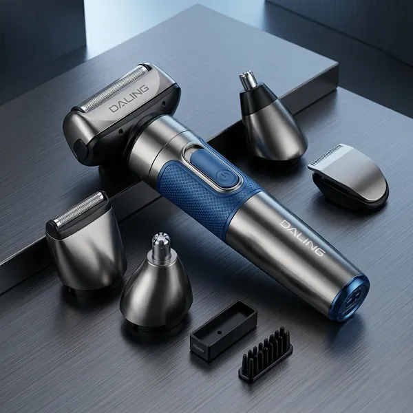FESTIVE_BLESSINGS_DALING_DL-9042Professional_Shaver_and_3_in_1_Beard,_Nose_and_Ear_Waterproof_Grooming_Kit_60_min_Runtime_2_Length_Settings_(Blue,_Black)