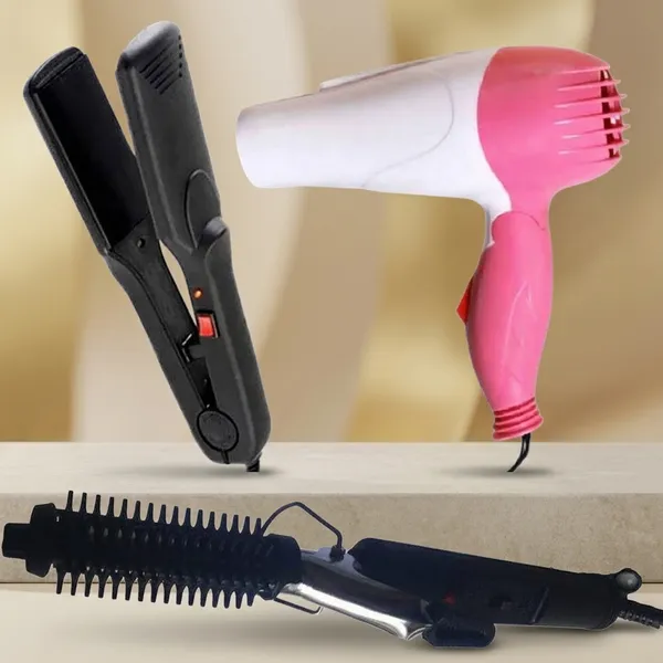 FESTIVE_BLESSINGS_Curler_Personal_Care_Appliance_Combo_(Hair_Straightener,_Hair_Curler,_Hair_Dryer)