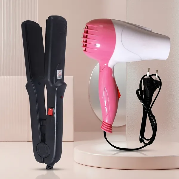 Festive_Blessings_Combo_of_2_(_Straightener_+_Dryer_)_Personal_Care_Appliance_Combo_(Hair_Dryer,_Hair_Straightener)