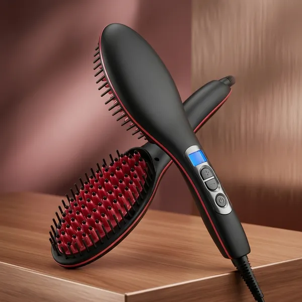 Festive_Blessings_Straightener_Brush_Comb_for_Girls_Shine_Smooth_Hair_Hair_Straightener_Brush_(Red,_Black)