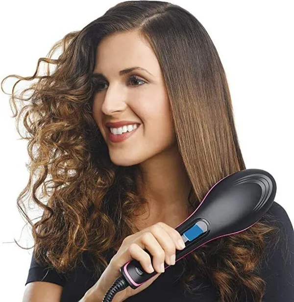 Festive_Blessings_Straightener_Brush_Comb_for_Girls_Shine_Smooth_Hair_Hair_Straightener_Brush_(Red,_Black)