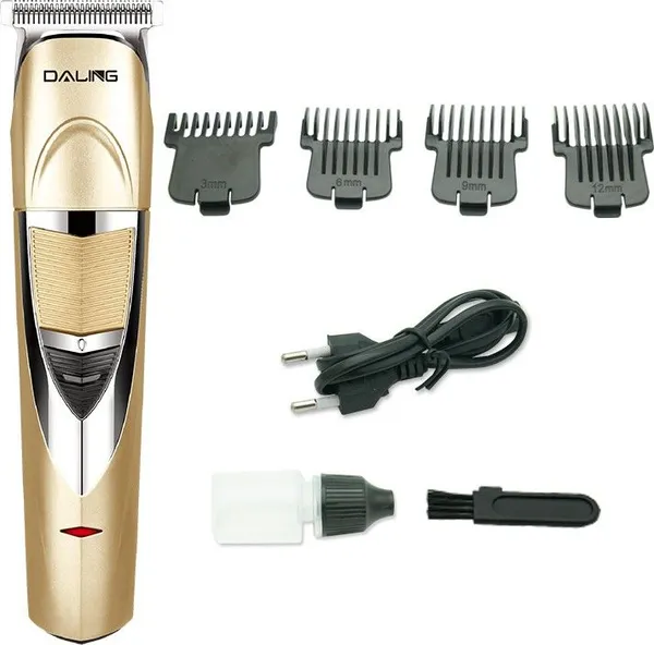 FESTIVE_BLESSINGS_DALING_DL-1048_Electric_Rechargeable_Hair_and_Beard_Trimmer_Trimmer_60_min_Runtime_5_Length_Settings_(Gold,_Blue)
