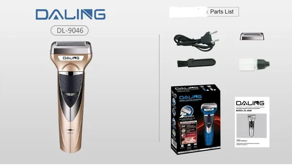 FESTIVE_BLESSINGS_DALING_DL-9046_Professional_Rechargeable_Hair_Shaver_Trimmer_60_min_Runtime_2_Length_Settings_(Multicolor)