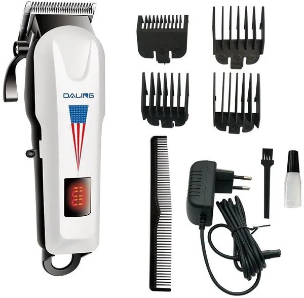 FESTIVE_BLESSINGS_DALING_DL-1163_PROFESSIONAL_RECHARGABLE_CLIPPER_LCD_DISPLAY_Trimmer_90_min_Runtime_6_Length_Settings_(Multicolor)