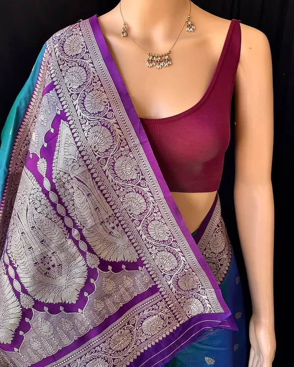 Rama_Silk_Jacquard_Saree_For_Women