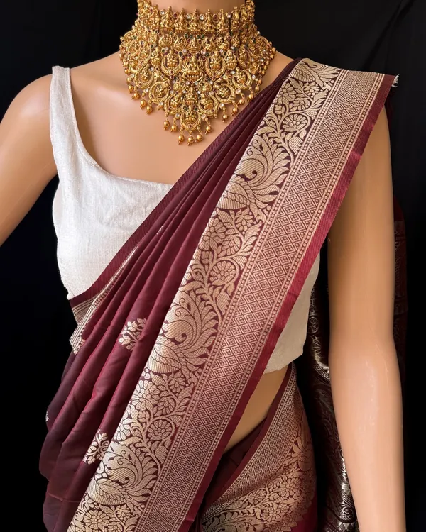 Maroon___Silk_Jacquard_Saree_For_Women