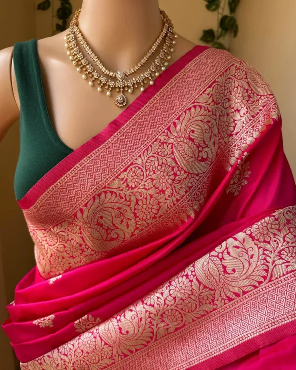 Rani_Silk_Jacquard_Saree_For_Women
