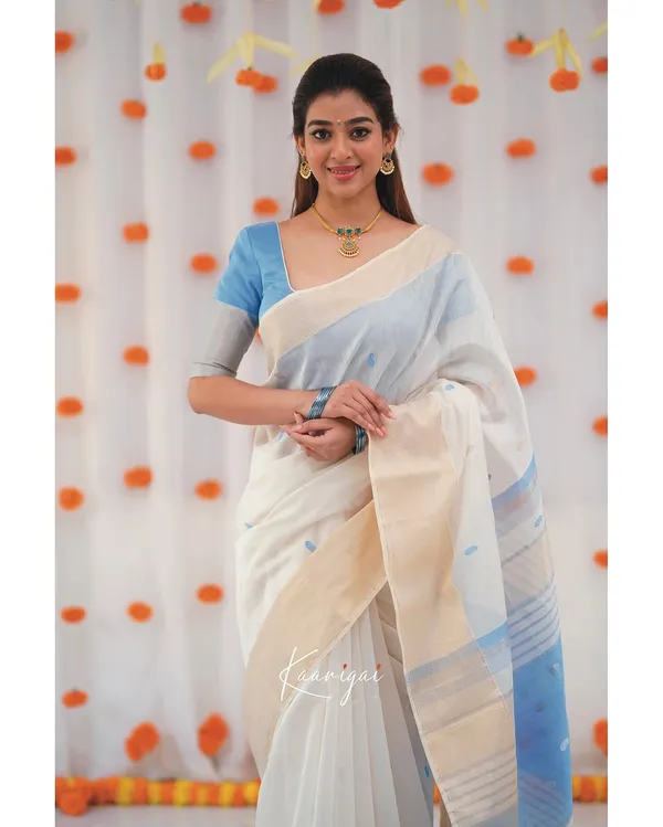 Sky_Blue_Silk_Jacquard_Saree_For_Women