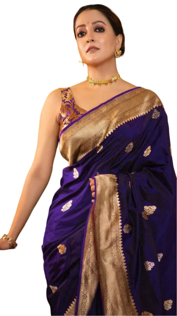 Violet___Silk_Jacquard_Saree_For_Women