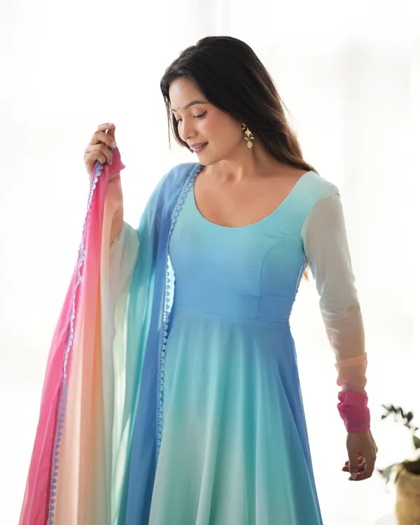 Multicolor_Dreamy_Pastel_Ombre_3_Piece_Kurti_Set_with_Dupatta_For_Women