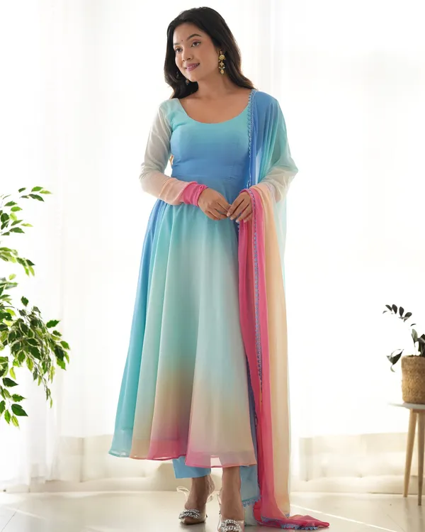 Multicolor_Dreamy_Pastel_Ombre_3_Piece_Kurti_Set_with_Dupatta_For_Women