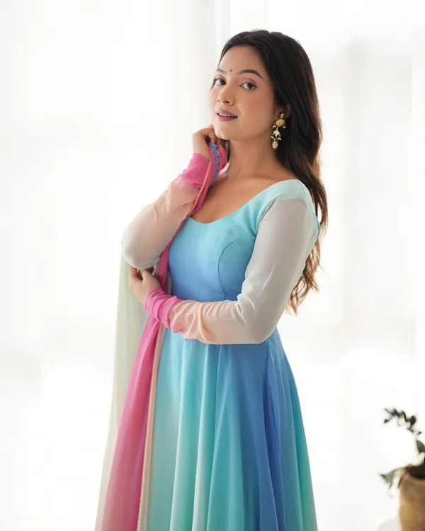 Multicolor_Dreamy_Pastel_Ombre_3_Piece_Kurti_Set_with_Dupatta_For_Women