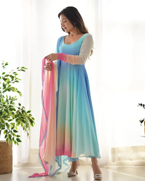 Multicolor_Dreamy_Pastel_Ombre_3_Piece_Kurti_Set_with_Dupatta_For_Women
