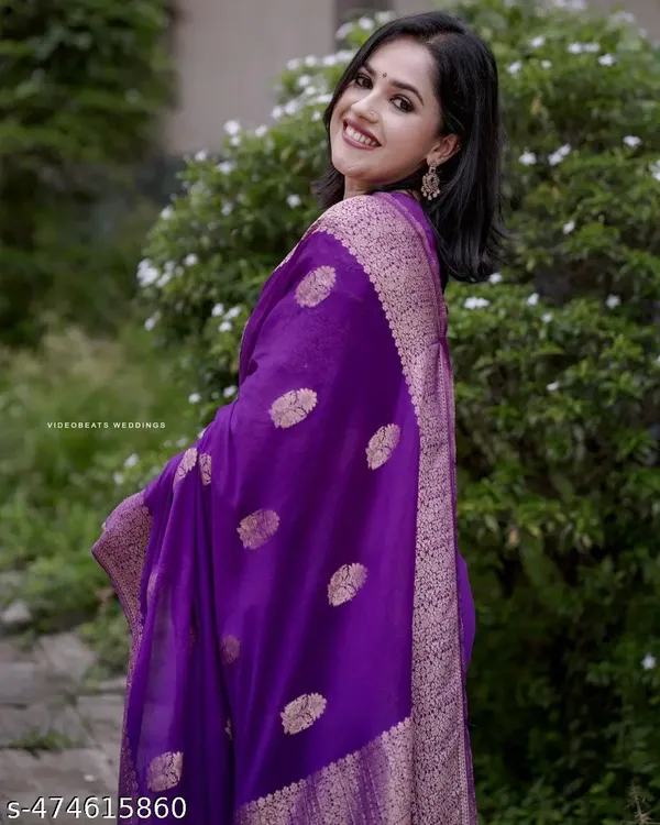 Purple_Silk_Jacquard_Saree_For_Women