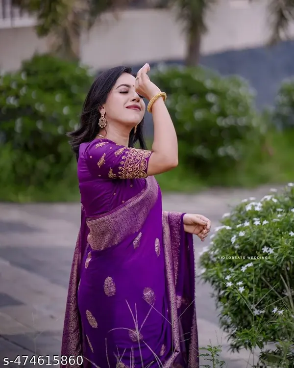 Purple_Silk_Jacquard_Saree_For_Women