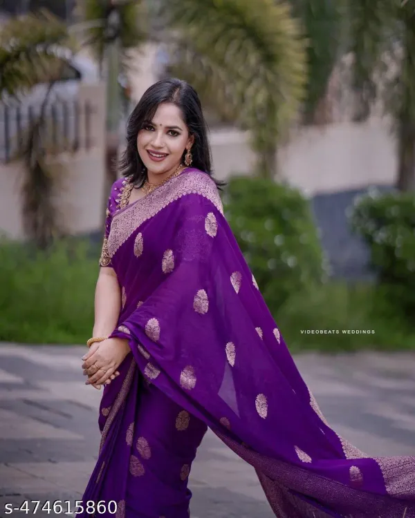 Purple_Silk_Jacquard_Saree_For_Women