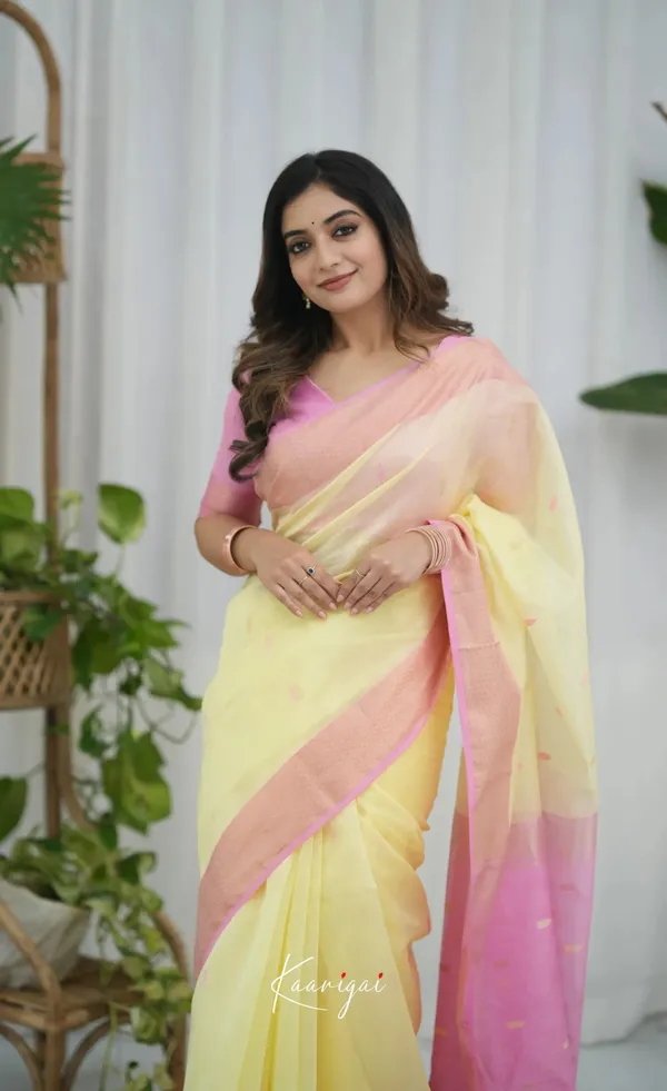 Yellow_Silk_Jacquard_Saree_For_Women