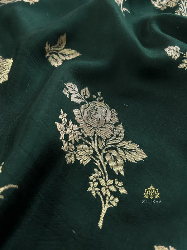 Green_Silk_Jacquard_Saree_For_Women