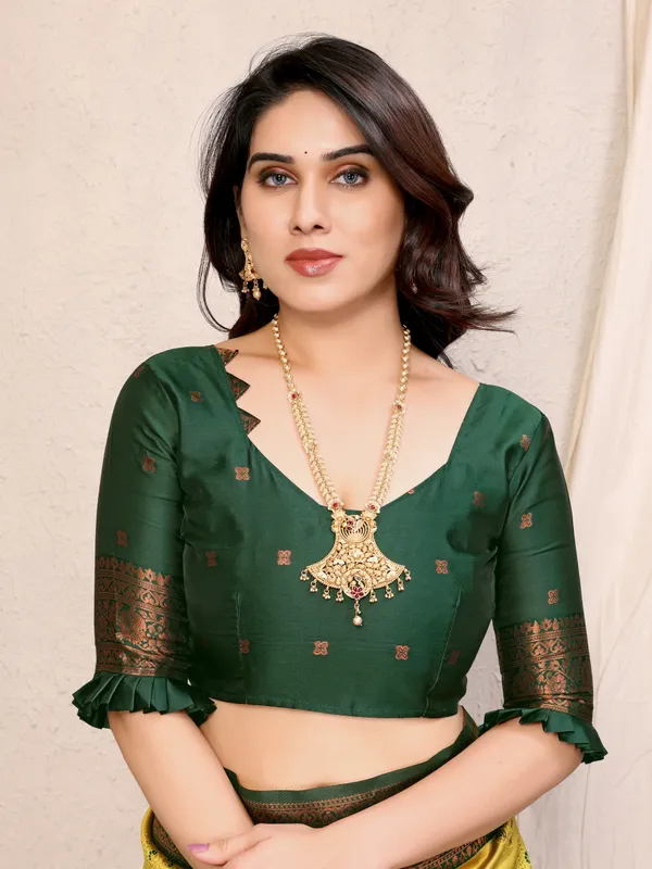 Yellow___Silk_Jacquard_Saree_For_Women