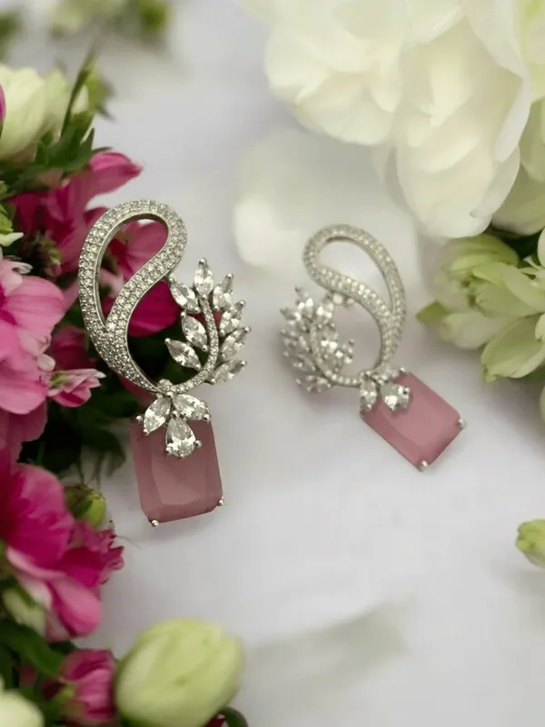 Pink_Elegant_Design_Rabiya_Diamond_Look_Earrings_For_Women