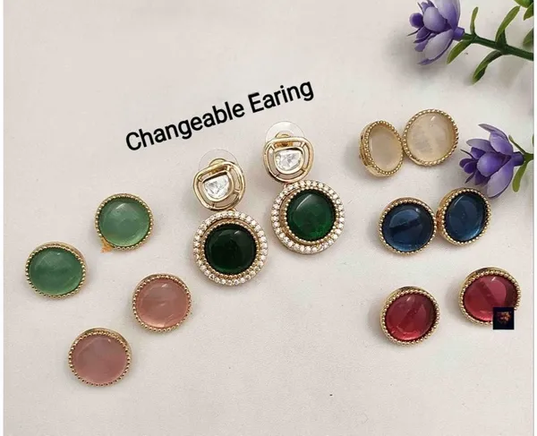 Multicolor_Elegant_Design_Saatvi_Changeable_Polki_Earrings_For_Women