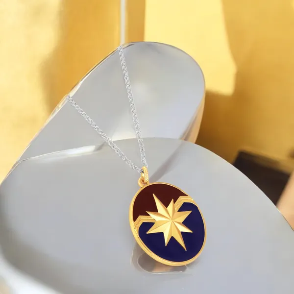 Meenakari_Work_Hollywood_Movie_Inspired_Shield_Pendant_With_Chain_Necklace_for_Men_and_Women