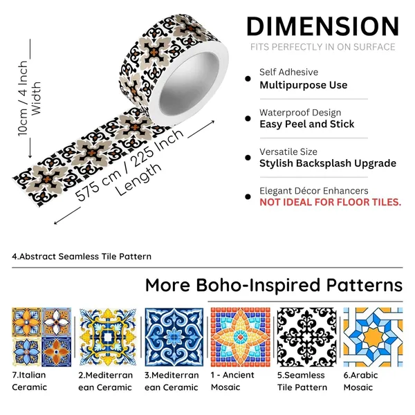 Brandian_Strip_Tile_Sticker_Durable_Waterproof_Mosaic_Border_for_Kitchen_and_Wall_Decor,_Italian_Design,_Easy_Application_(15_Strips,_48_x_10_cm_Each_-_Final_Size_720_x_10_cm)
