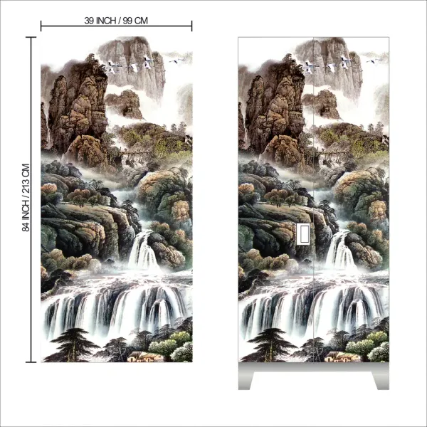 Nature_Design_Self_adhesive_vinyl_sticker_for_almirah_renovation and decoration
