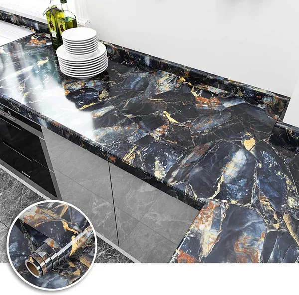 Black_Waterproof_Self_adhesive_vinyl_sticker_wallpaper_for_walls_and_other_home decorations.