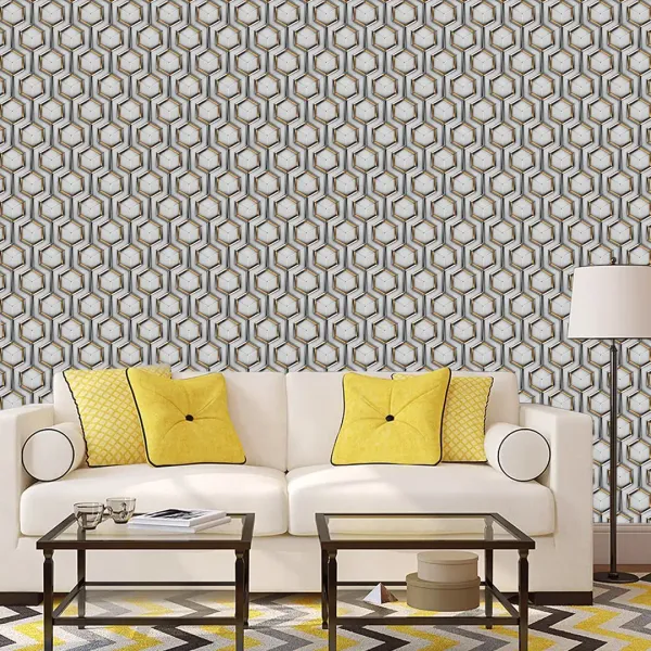 Beige_Waterproof_Self_adhesive_vinyl_sticker_wallpaper_for_walls_and_other_home decorations.