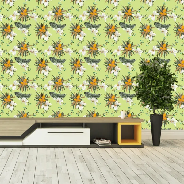 Green_Waterproof_Self_adhesive_vinyl_sticker_wallpaper_for_walls_and_other_home decorations
