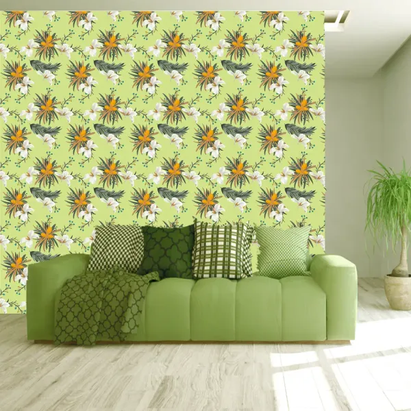 Green_Waterproof_Self_adhesive_vinyl_sticker_wallpaper_for_walls_and_other_home decorations