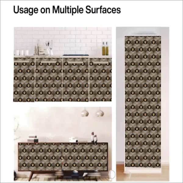 Brown_Waterproof_Self_adhesive_vinyl_sticker_wallpaper_for_walls_and_other_home decorations.