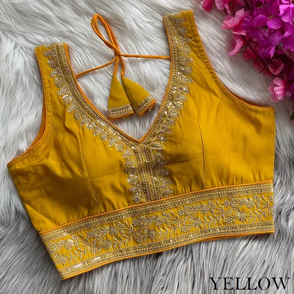 Stitched_Yellow_Elegant_Silk_Blouse_with_Zari_and_Sequin_Embroidery_Work