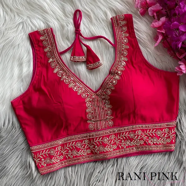 Stitched_Rani_Pink_Elegant_Silk_Blouse_with_Zari_and_Sequin_Embroidery_Work