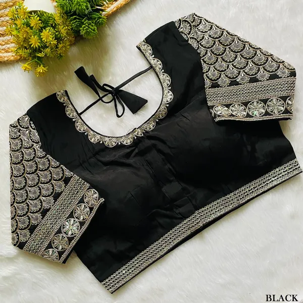 Stitched_Black_Embroidered_Roman_Silk_Blouse_with_Intricate_Zari_Work