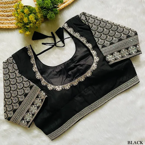 Stitched_Black_Embroidered_Roman_Silk_Blouse_with_Intricate_Zari_Work