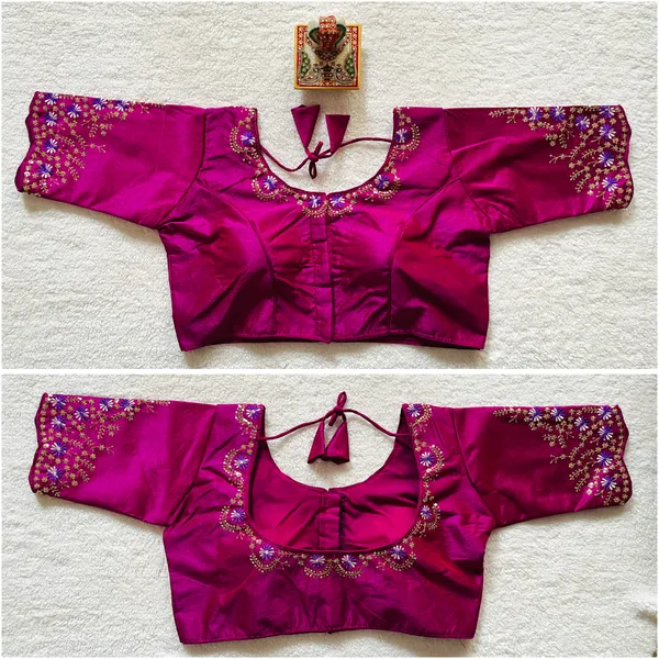 Stitched_Deep_pink_Phantom_Silk_Blouse_with_Thread_and_Sequin_Embroidery