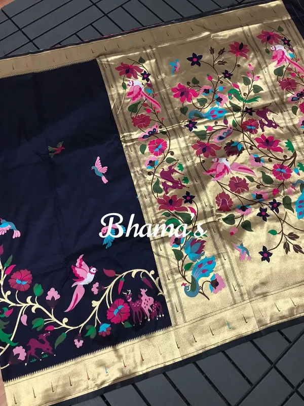 Midnight_Blue_Elora_Woven_Design_Zari_Silk_Blend_Paithani_Saree