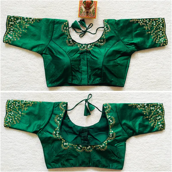 Green_Stitched_Phantom_Silk_Blouse_with_Thread_and_Sequin_Embroidery