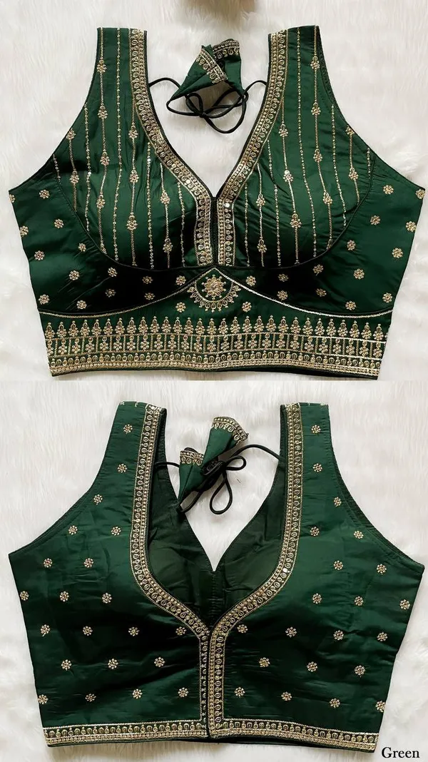 Stitched_Green_Hand_Work_with_Zari,_Sequence,_and_Thread_Embroidery_on_Roman_Silk.