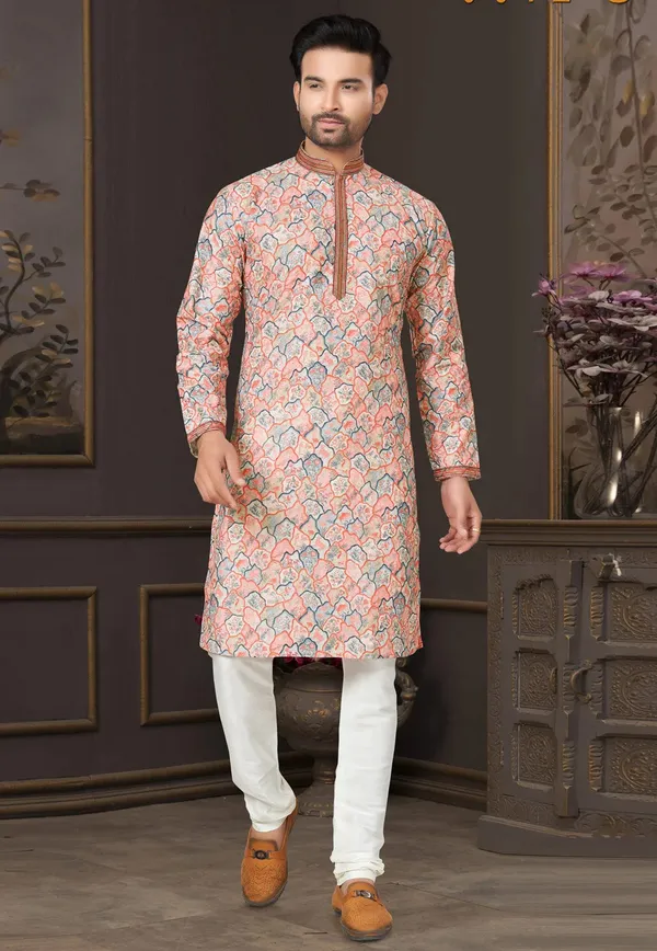 Heavy_Cotton_With_Lucknowi_Sequence_Work_Kurta_Pajama_Set