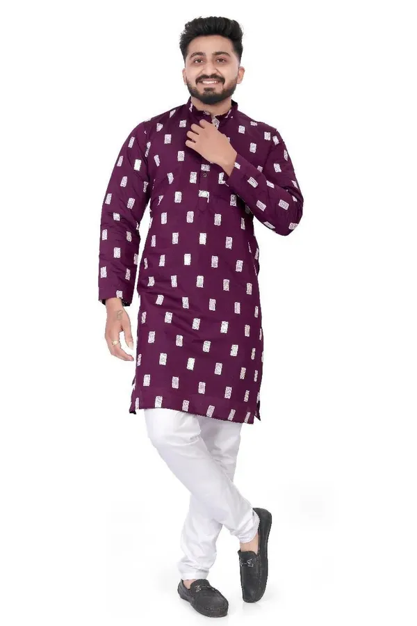Heavy_Rayon_With_Embroidery_Sequence_Work_Kurta_Pajama