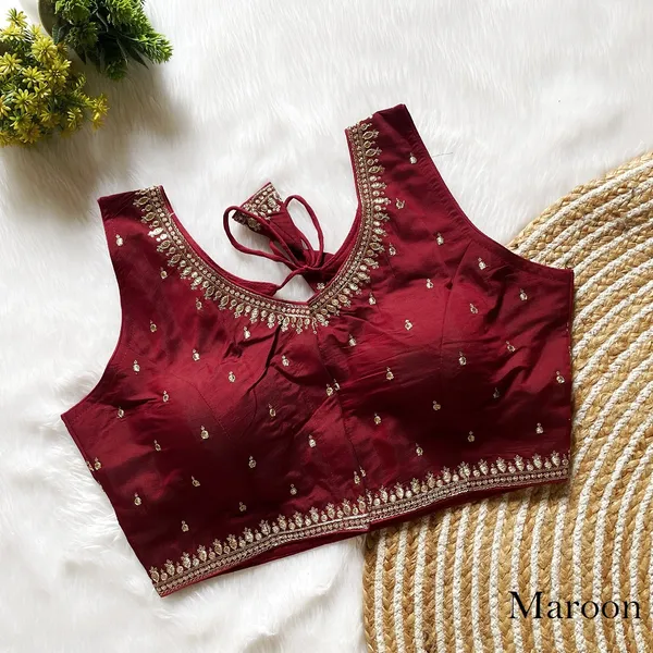 Maroon_Silk_Stitched_Blouse_with_Intricate_Zari_and_Sequin_Embroidery_Work