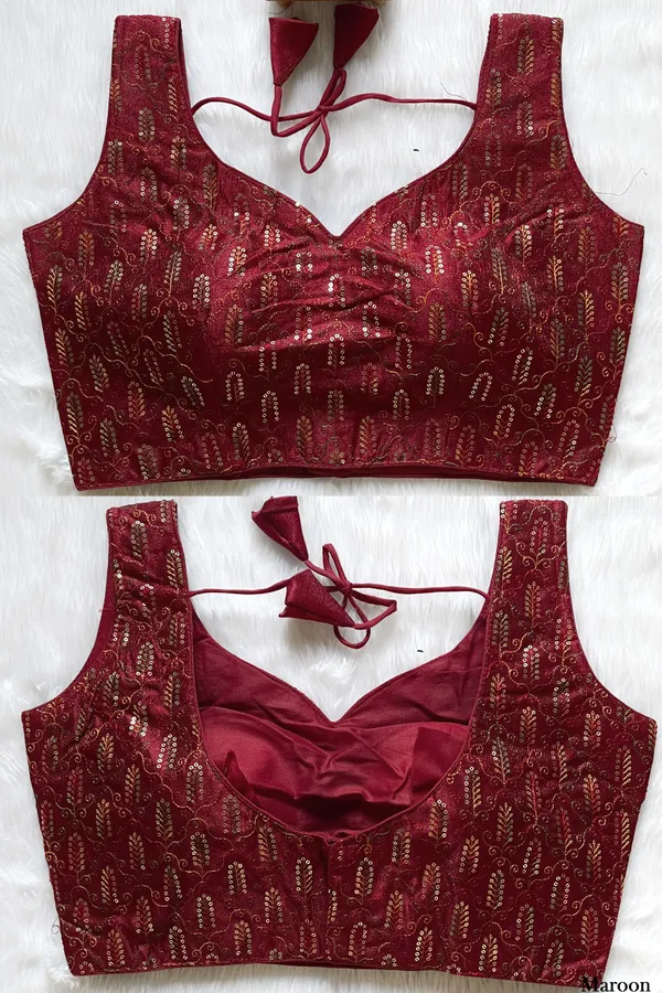 Stitched_Marron_Milan_Silk_Blouse_with_Thread_Embroidery