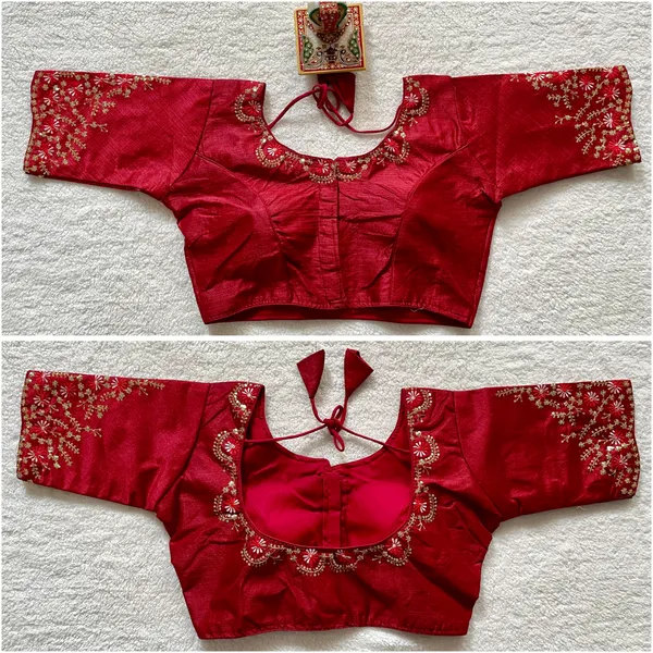 Stitched_Marron_Phantom_Silk_Blouse_with_Thread_and_Sequin_Embroidery